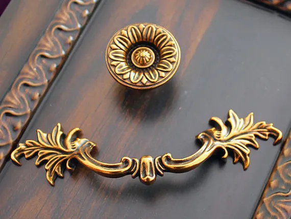 Furniture Hardware Drop Pulls - Tiradores de cajón Vintage, tiradores de