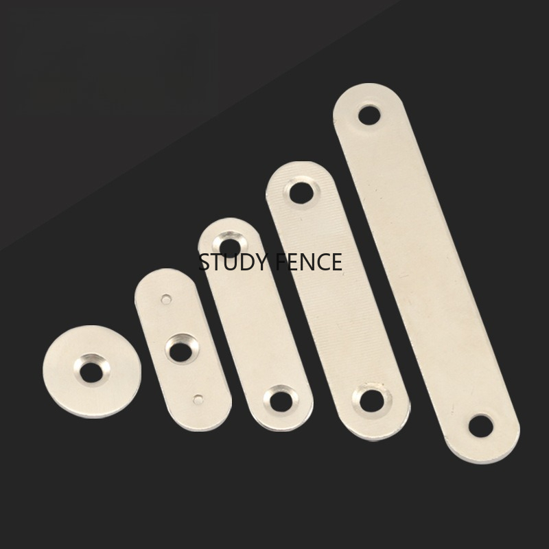 Furniture Hardware Material - 10 Uds. Conectores planos de Metal,
