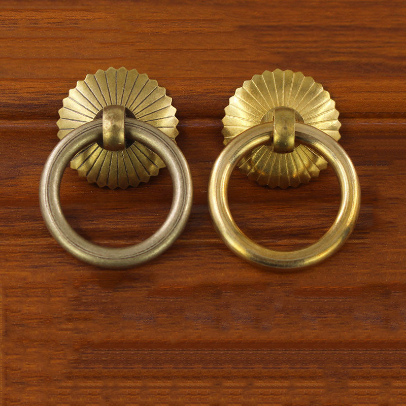 Furniture Hardware Drop Pulls - Pomo de latón antiguo para cajones