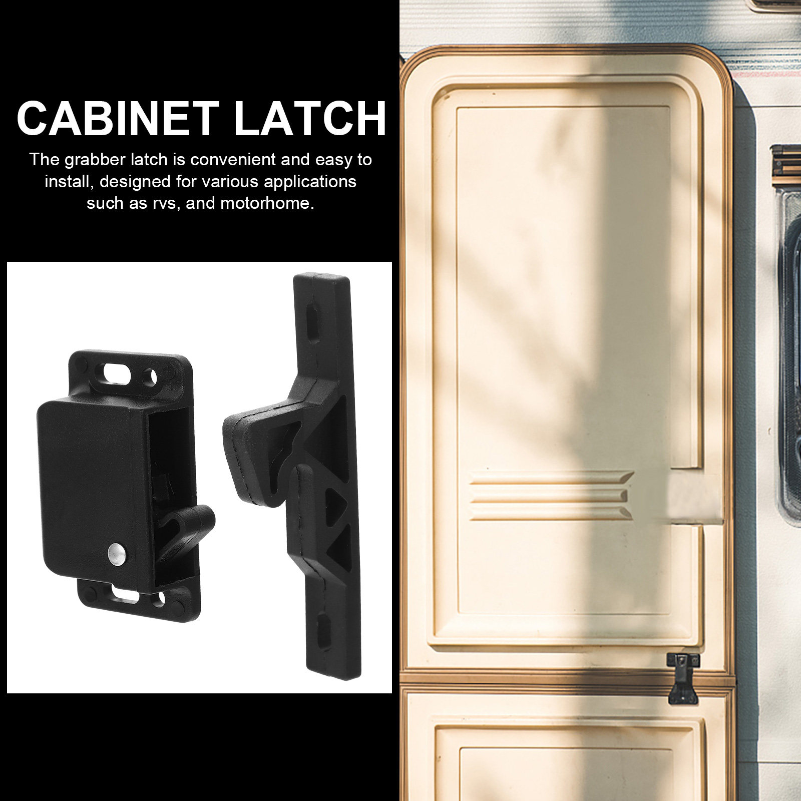 Furniture Hardware Material - Cerradura de Puerta de Montaje Lateral,