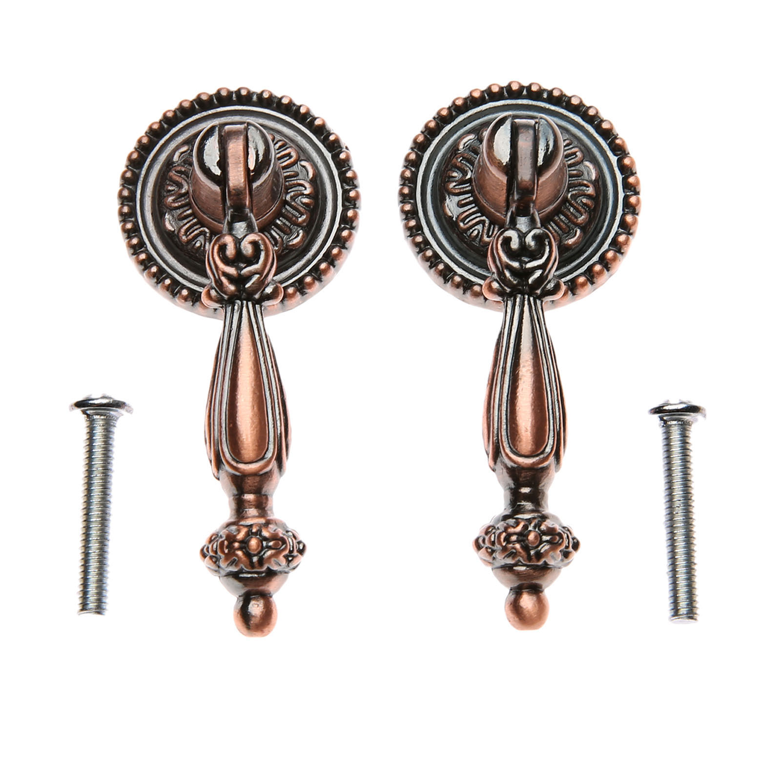 Furniture Hardware Drop Pulls - 2 tiradores de cajón antiguos de