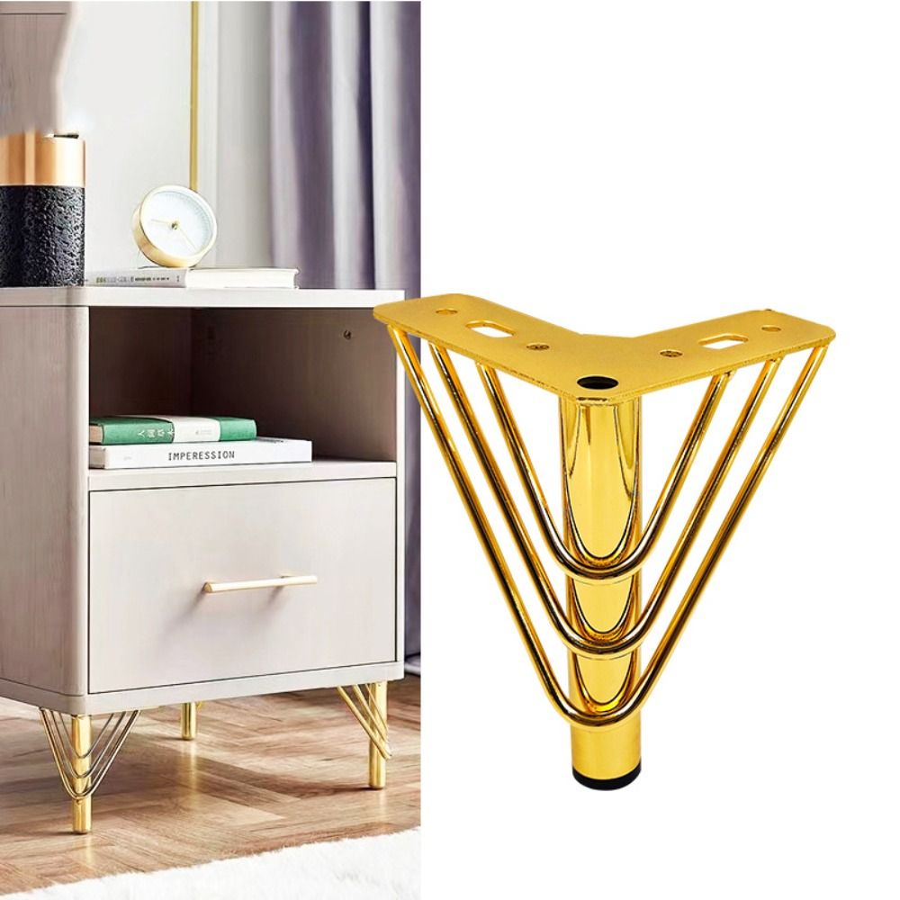 Furniture Hardware Material - Patas de Muebles de Color Dorado,