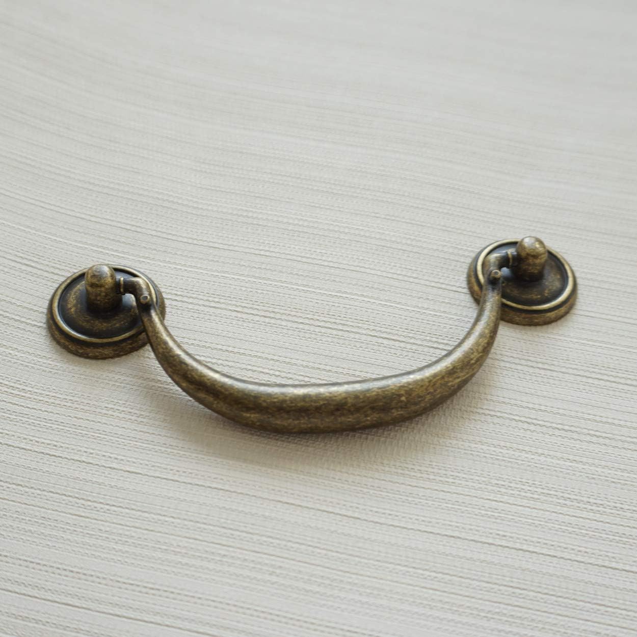 Tiradores de gabinete de bronc - Furniture Hardware Drop Pulls reseña y precio