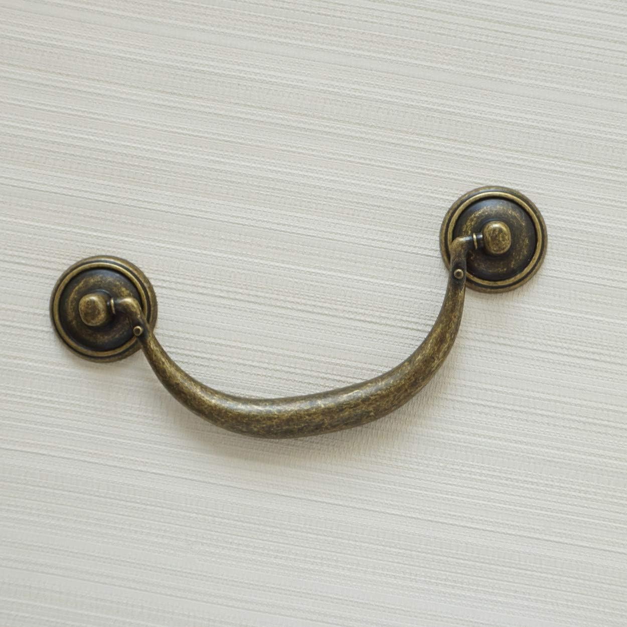 Tiradores de gabinete de bronc - Furniture Hardware Drop Pulls reseña y precio