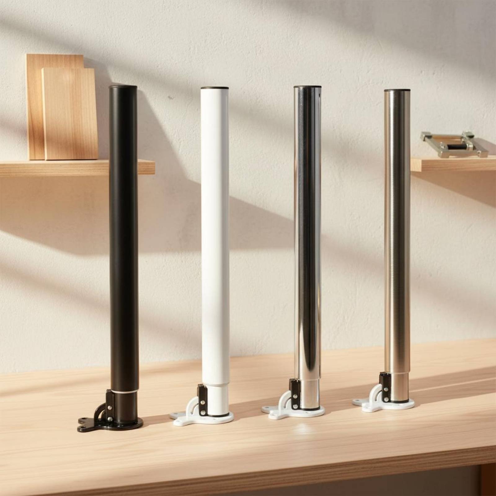 Pata de mesa ajustable, plegab - Furniture Hardware Material reseña y precio