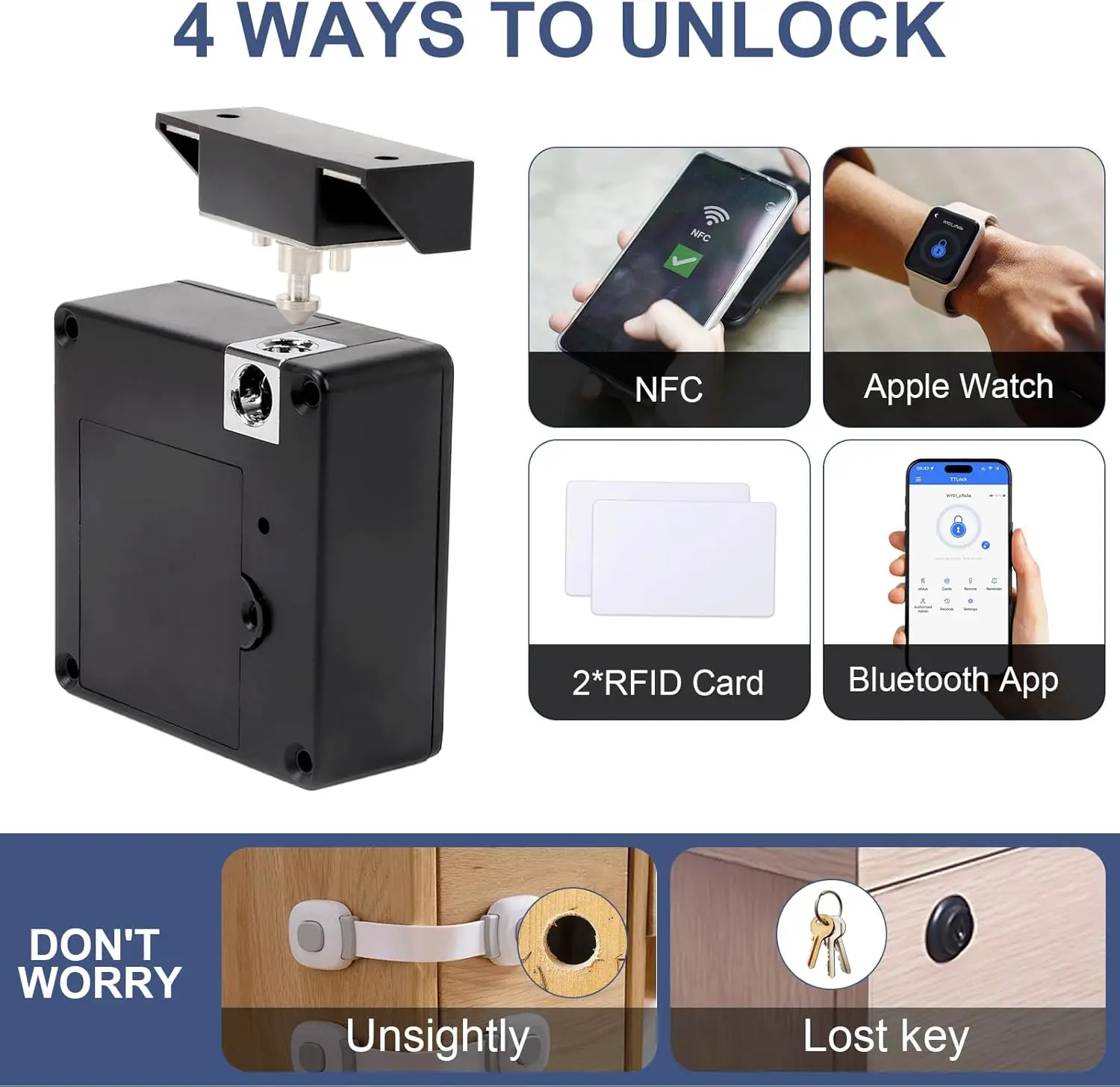Cerradura electrónica intelige - Furniture Hardware Locks reseña y precio