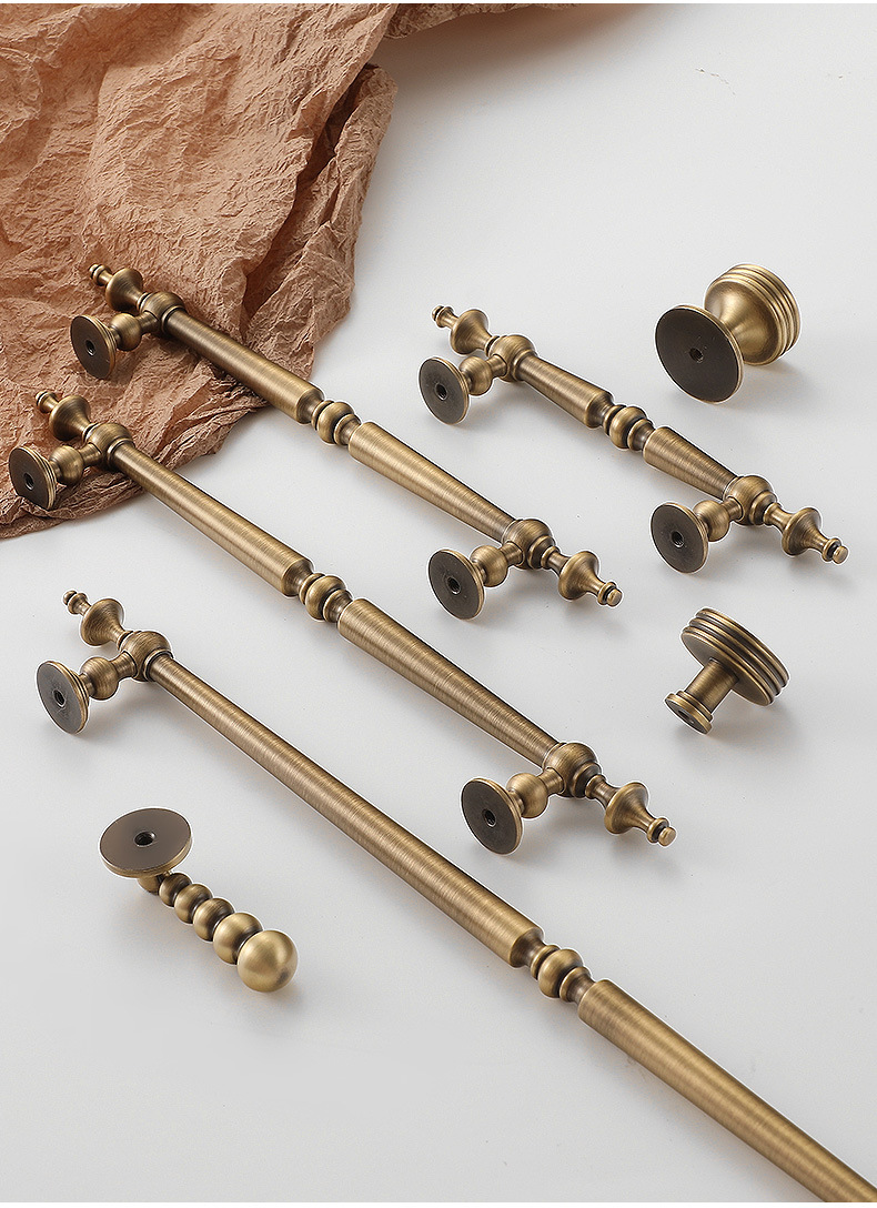 Tirador de latón macizo para m - Furniture Hardware Drop Pulls reseña y precio