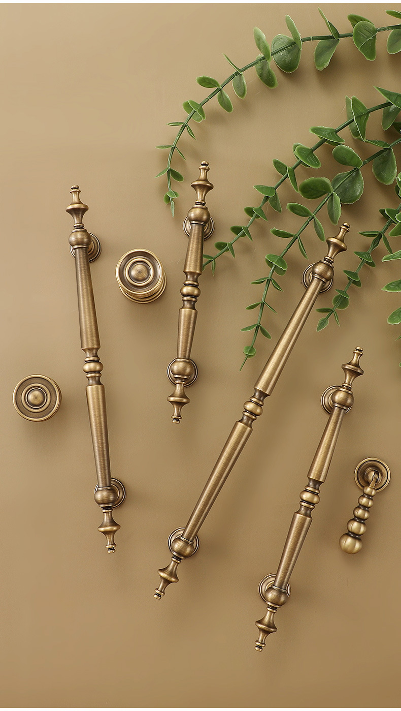 Tirador de latón macizo para m - Furniture Hardware Drop Pulls reseña y precio
