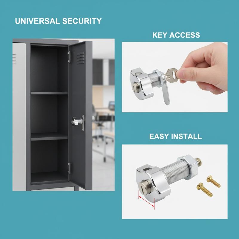 Cerradura de leva mecánica sin - Furniture Hardware Locks reseña y precio