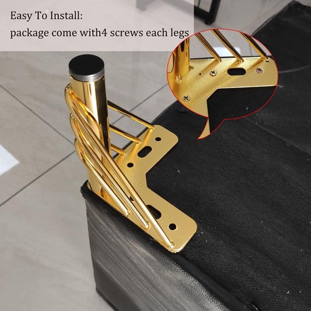 Patas de Muebles de Color Dora - Furniture Hardware Material reseña y precio