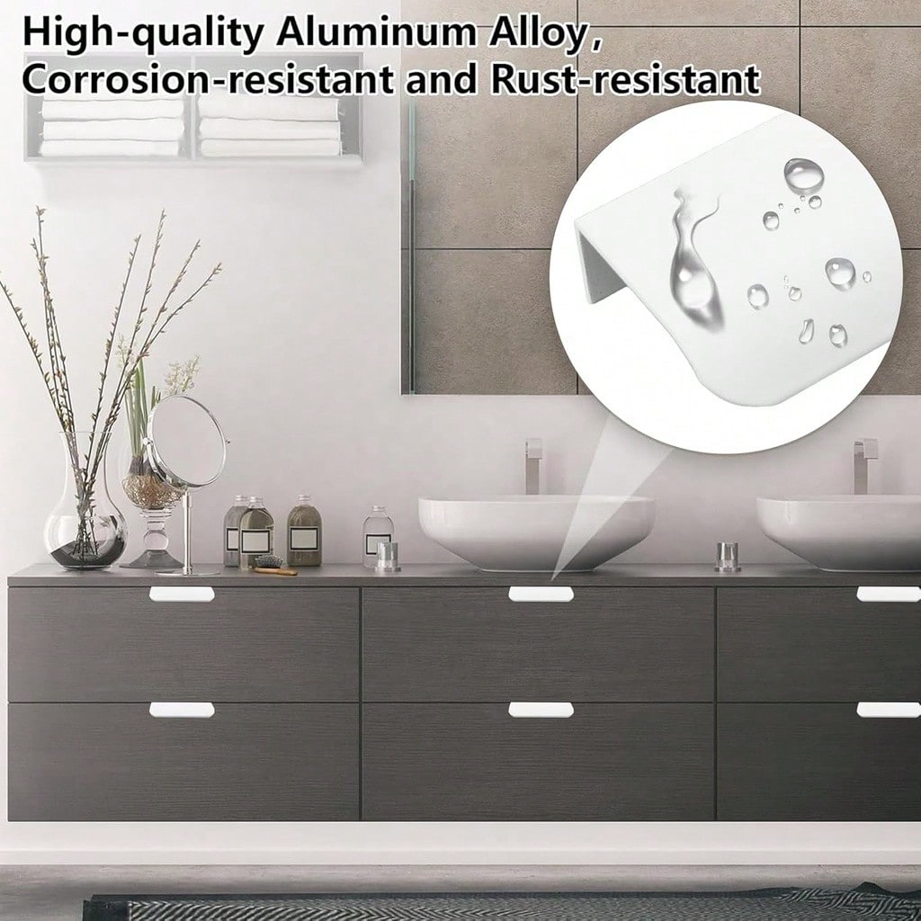 Paquete de 8 tiradores de dedo - Furniture Hardware Restoration reseña y precio
