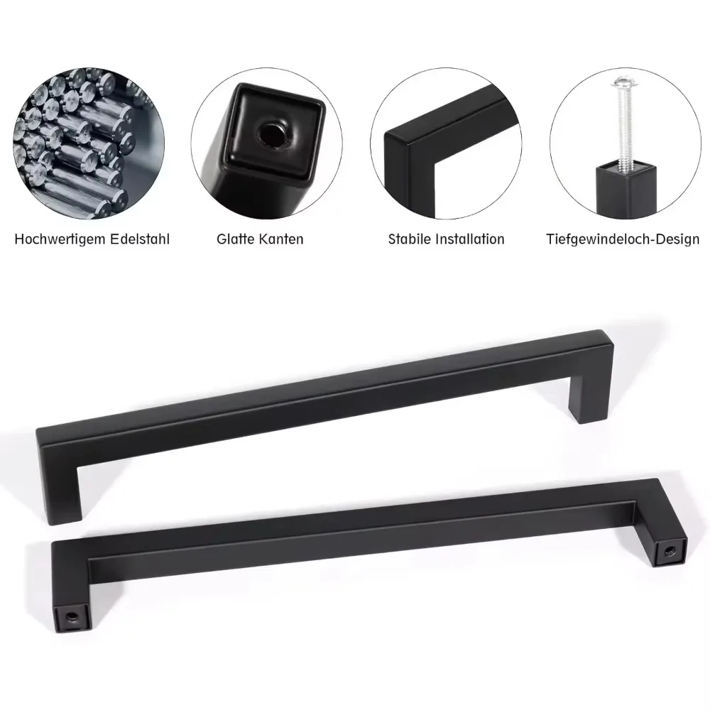 6/18 Uds. Herrajes cuadrados d - Furniture Hardware Restoration reseña y precio