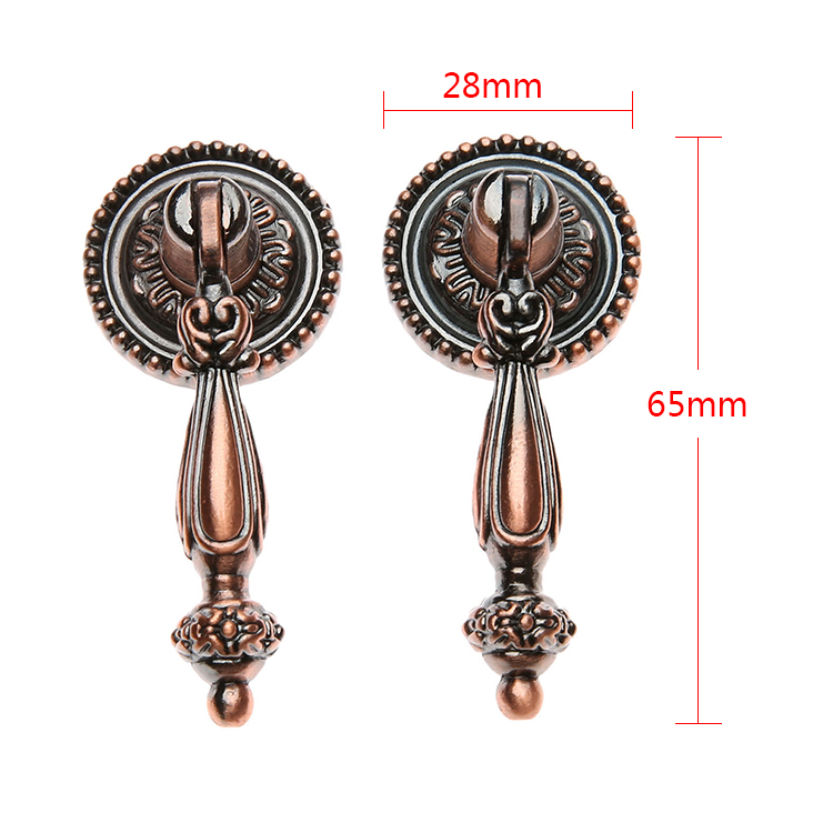 2 tiradores de cajón antiguos  - Furniture Hardware Drop Pulls reseña y precio