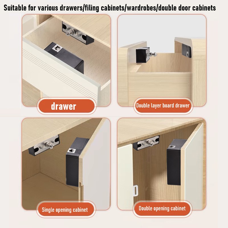 Cerradura de puerta de gabinet - Furniture Hardware Locks reseña y precio