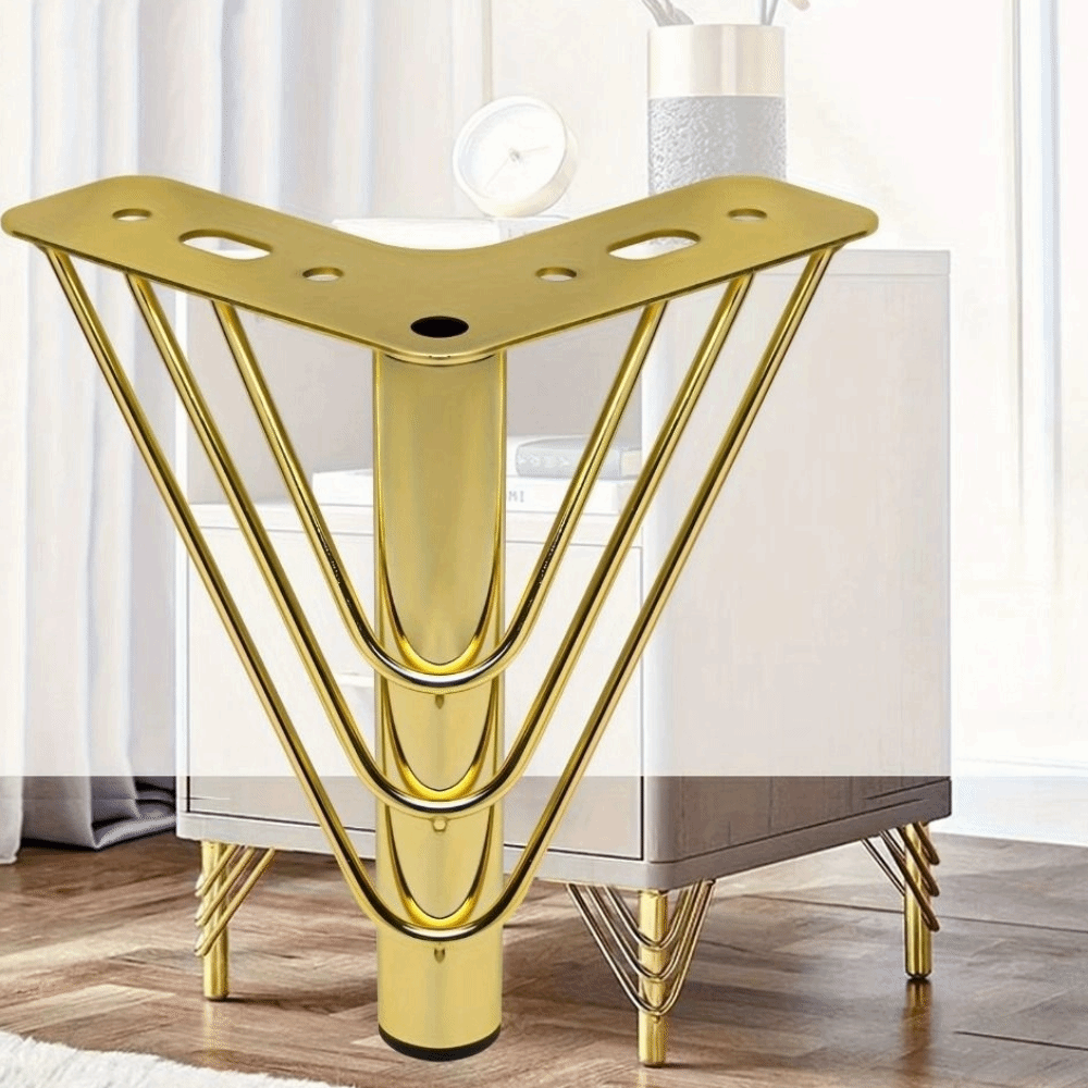 Patas de Muebles de Color Dora - Furniture Hardware Material reseña y precio